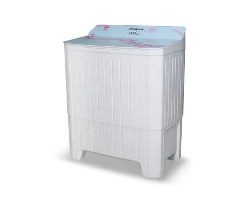 Kenwood KWM-21159 SAG 11kg Opal Series Twin Tub Washing Machine in Rose Pink - side view