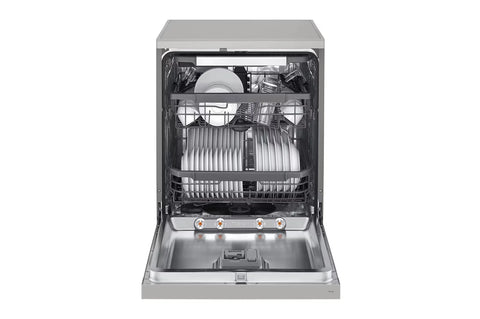 LG 14 Place Settings Dishwasher DFC-435FP - racks loaded, front view
