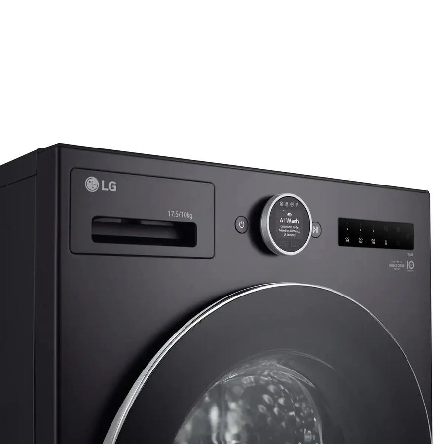 LG 20/10kg Front Load Washer Dryer F0Z9DFPK4 - angled close-up