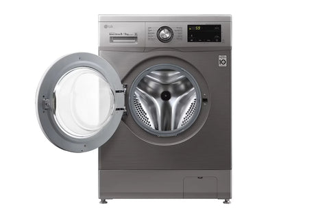 LG 8/5kg Front Load Washer Dryer F2V5PGPT2 - door open