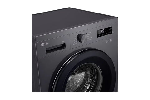 LG 9kg Front Load Washing Machine F2Y1VYP6J - angled close-up