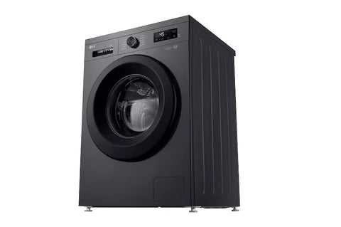 LG 9kg Front Load Washing Machine F4Y2VYPYJ - angled view