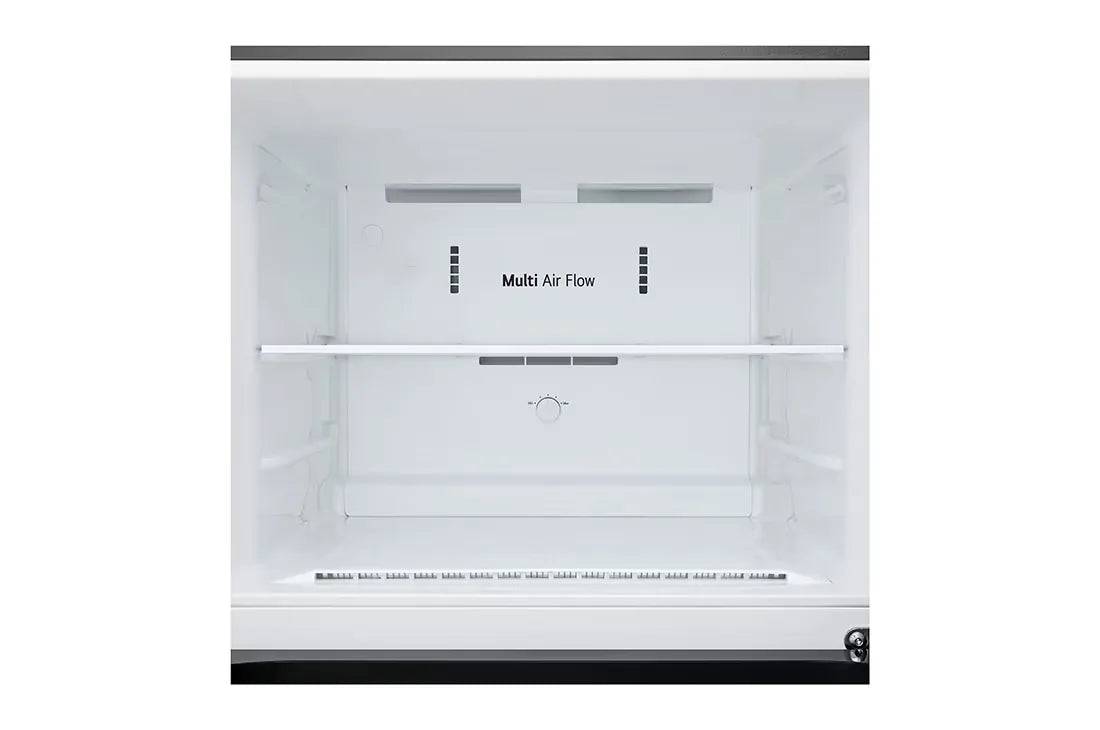 LG GN-R702SFAH 496L Top Mount Refrigerator – Platinum Silver open view