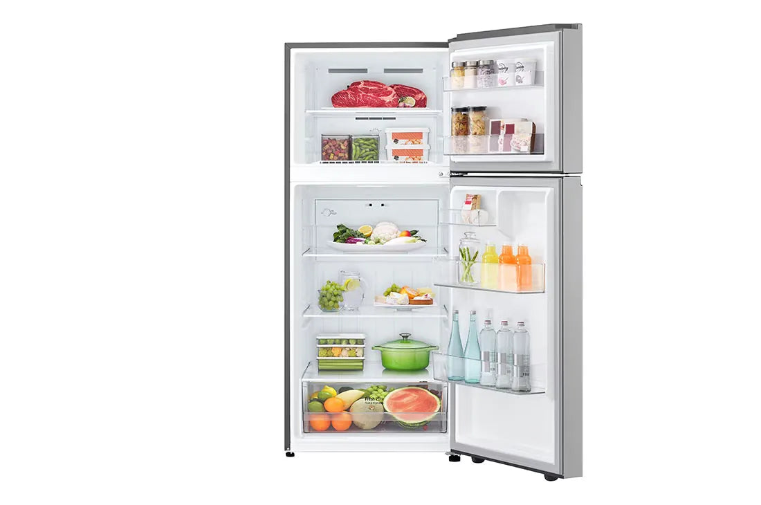 LG GN-R702SFAH 496L Top Mount Refrigerator – Platinum Silver side view
