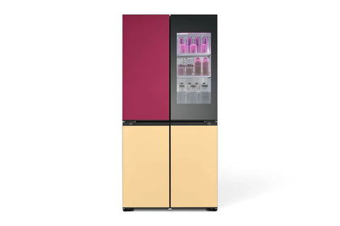 LG GR-A34FDMKB 617L French Door Refrigerator – MoodUP LED Doors front view