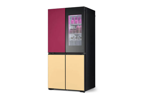 LG GR-A34FDMKB 617L French Door Refrigerator – MoodUP LED Doors interior view