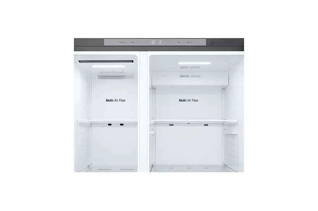 LG GR-B267KLJW 658L Side-by-Side Refrigerator – Prime Silver detail view