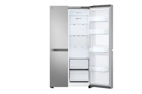LG GR-B267KLJW 658L Side-by-Side Refrigerator – Prime Silver side view