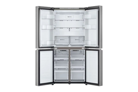 LG GR-B29FFLZB 464L French Door Refrigerator – Prime Silver open view