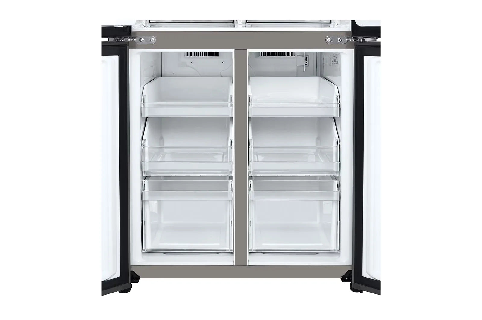 LG GR-B29FFLZB 464L French Door Refrigerator – Prime Silver side view