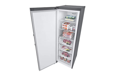 LG GR-B414ELFM 324L Single Door Upright Freezer – Platinum Silver feature view