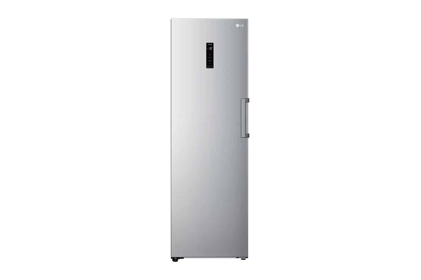 LG GR-B414ELFM 324L Single Door Upright Freezer – Platinum Silver front view