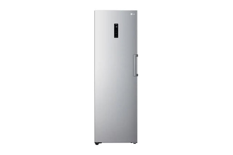LG GR-B414ELFM 324L Single Door Upright Freezer – Platinum Silver front view