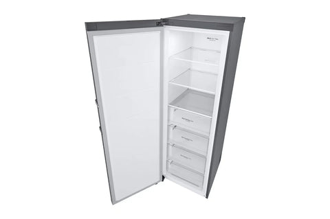 LG GR-B414ELFM 324L Single Door Upright Freezer – Platinum Silver view 9