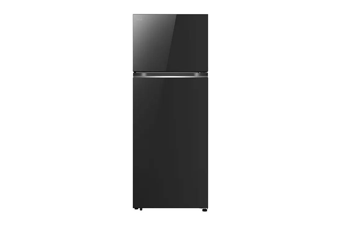 LG GR-B642PGFK 461L Top Mount Refrigerator – Black Glass front view