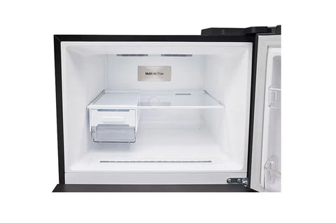 LG GR-B642PGFK 461L Top Mount Refrigerator – Black Glass interior view