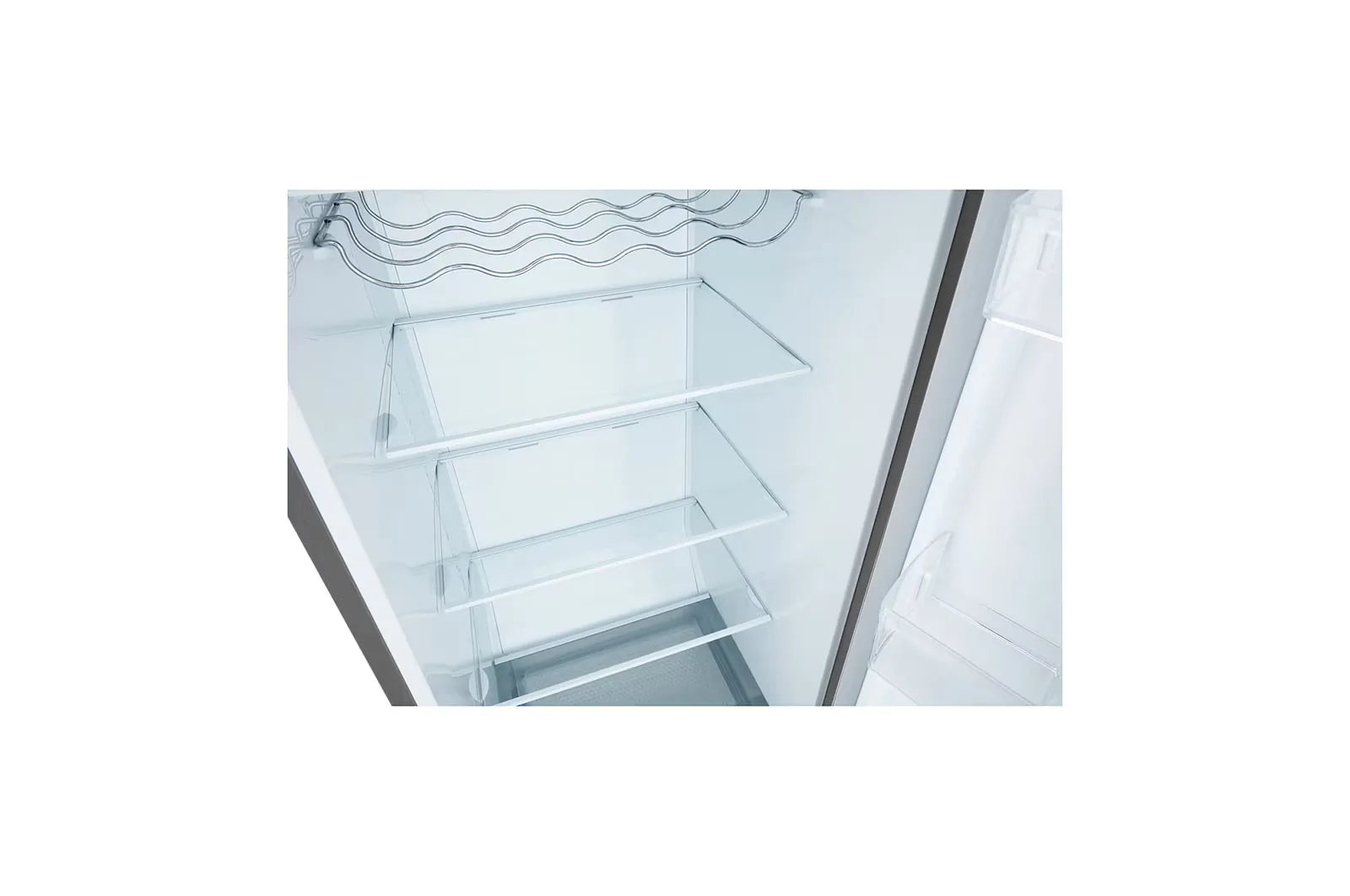 LG GR-F411ELDM 380L Single Door Refrigerator – Platinum Silver close up