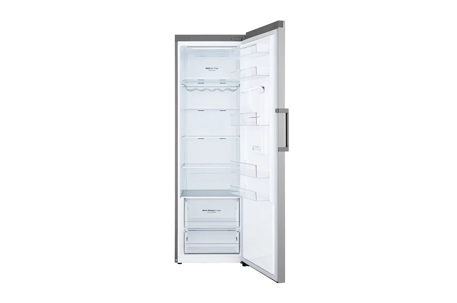 LG GR-F411ELDM 380L Single Door Refrigerator – Platinum Silver detail view