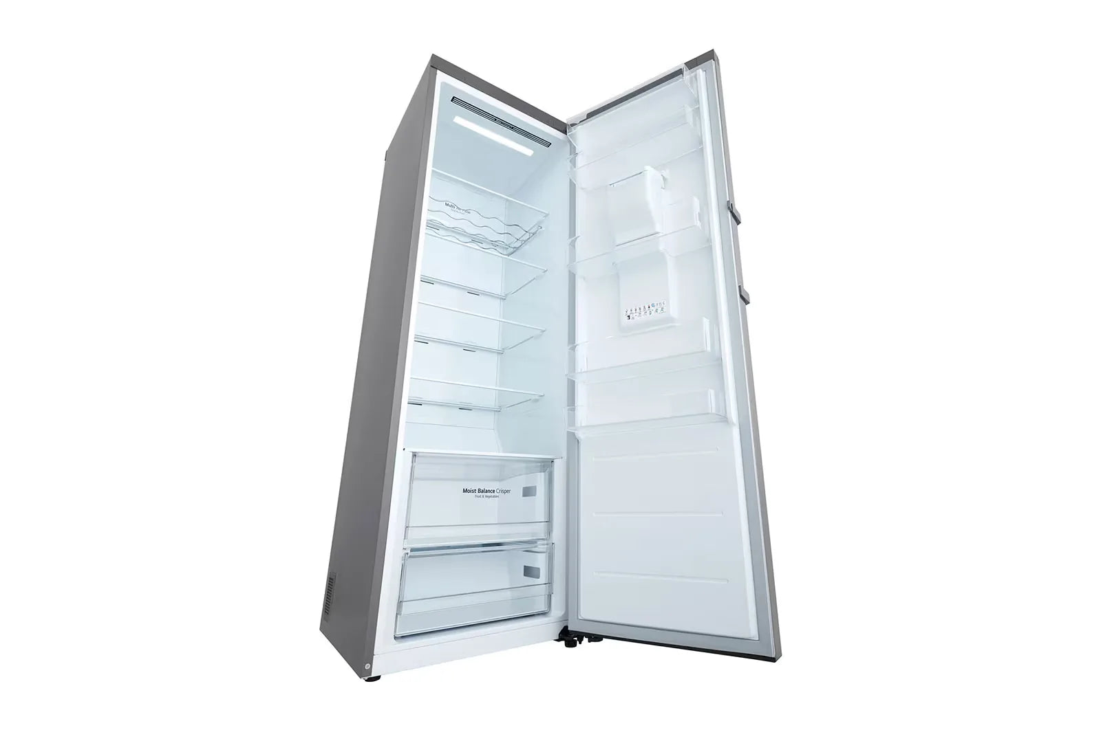 LG GR-F411ELDM 380L Single Door Refrigerator – Platinum Silver view 9