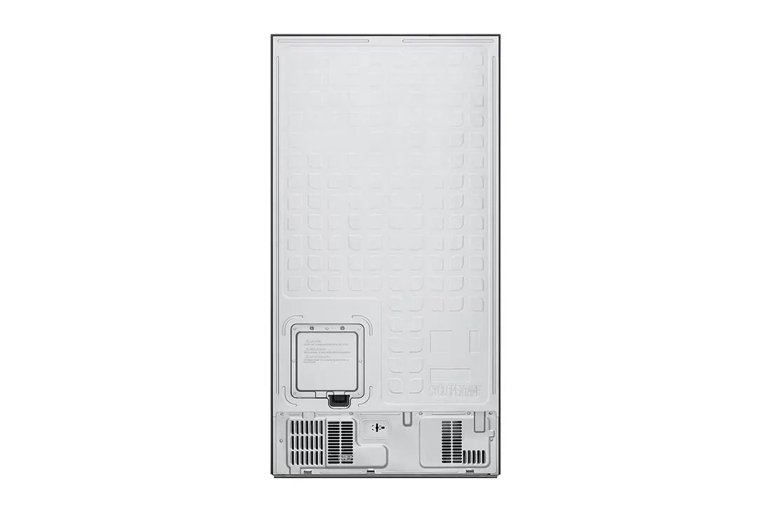 LG GR-FB587PQAM 509L Side-by-Side Refrigerator – Silver angle view
