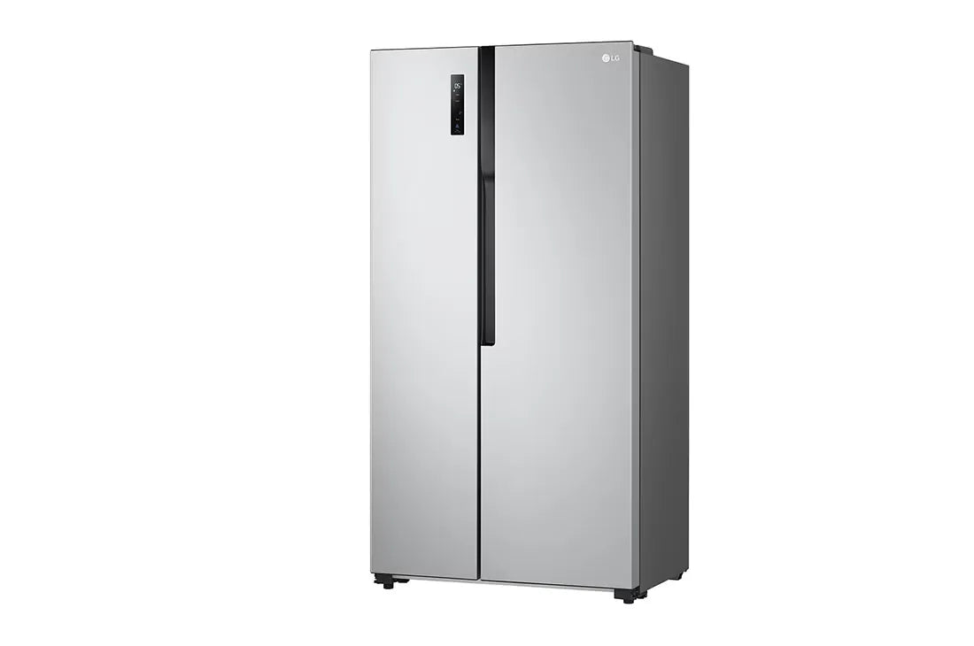LG GR-FB587PQAM 509L Side-by-Side Refrigerator – Silver interior view