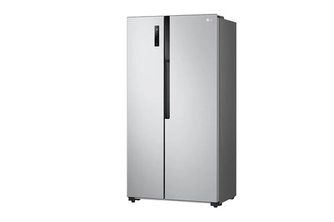LG GR-FB587PQAM 509L Side-by-Side Refrigerator – Silver interior view