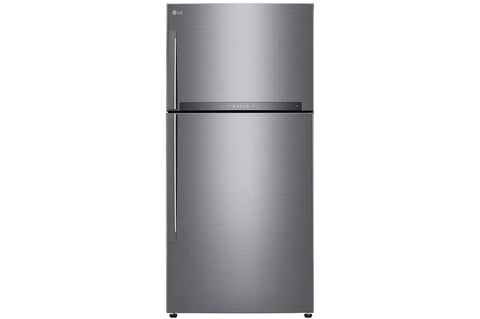 LG GR-H842HLHM 592L Top Mount Refrigerator – Platinum Silver front view