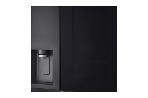 LG GR-X267CQEW 635L InstaView Side-by-Side Refrigerator – Matte Black close up