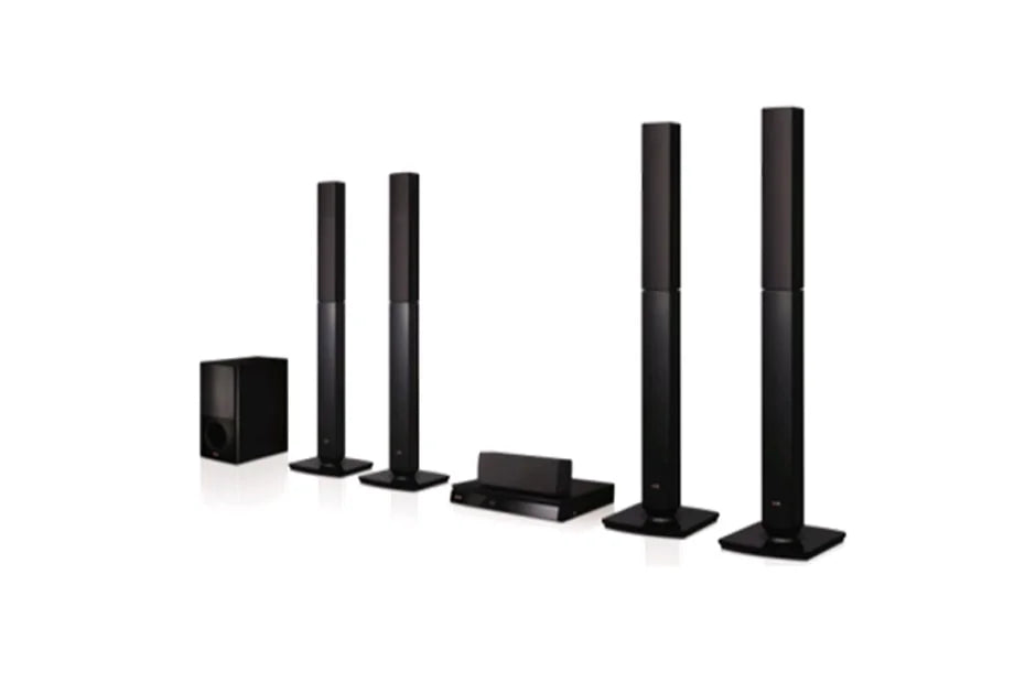LG LHD657 5.1ch 1000W DVD Home Theater System – full system