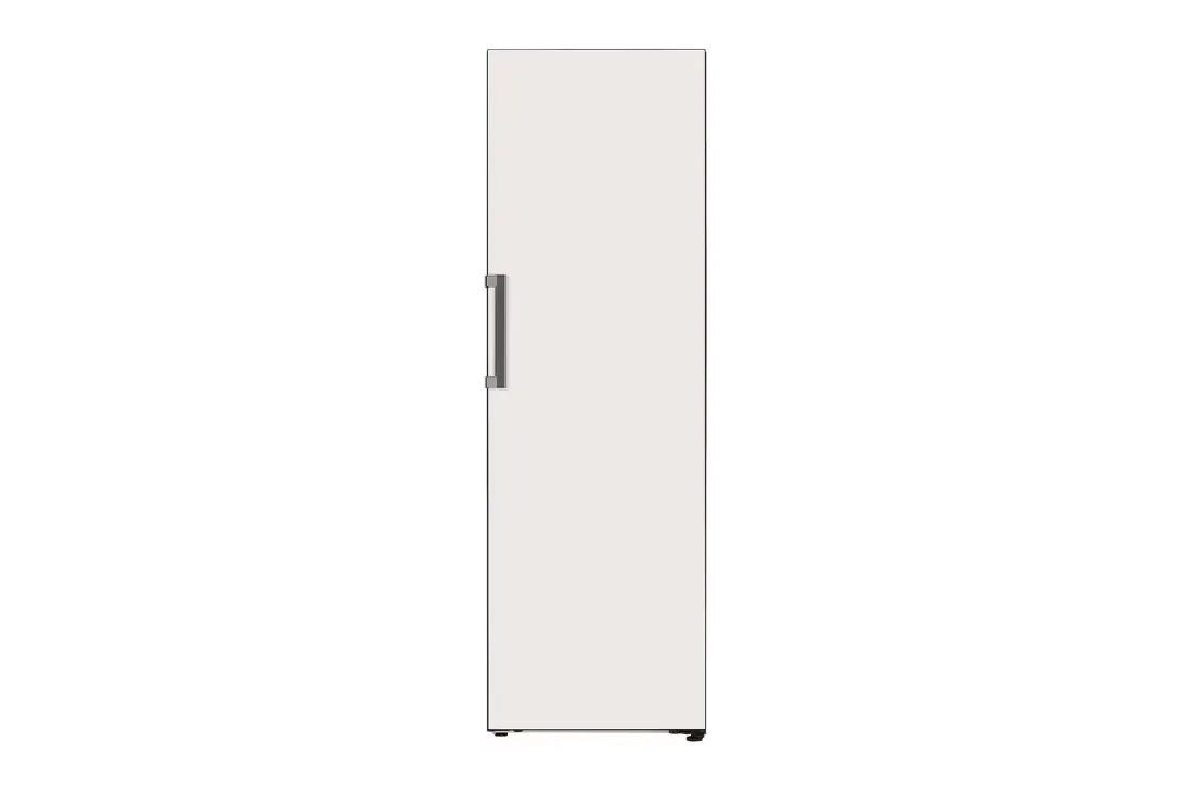 LG LOB451FGPM 324L Single Door Upright Freezer – Beige front view