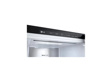 LG LOB451FGPM 324L Single Door Upright Freezer – Beige open view