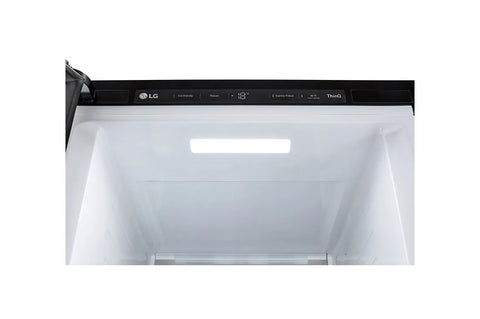 LG LOB454FGQM 386L Single Door Refrigerator – Beige side view