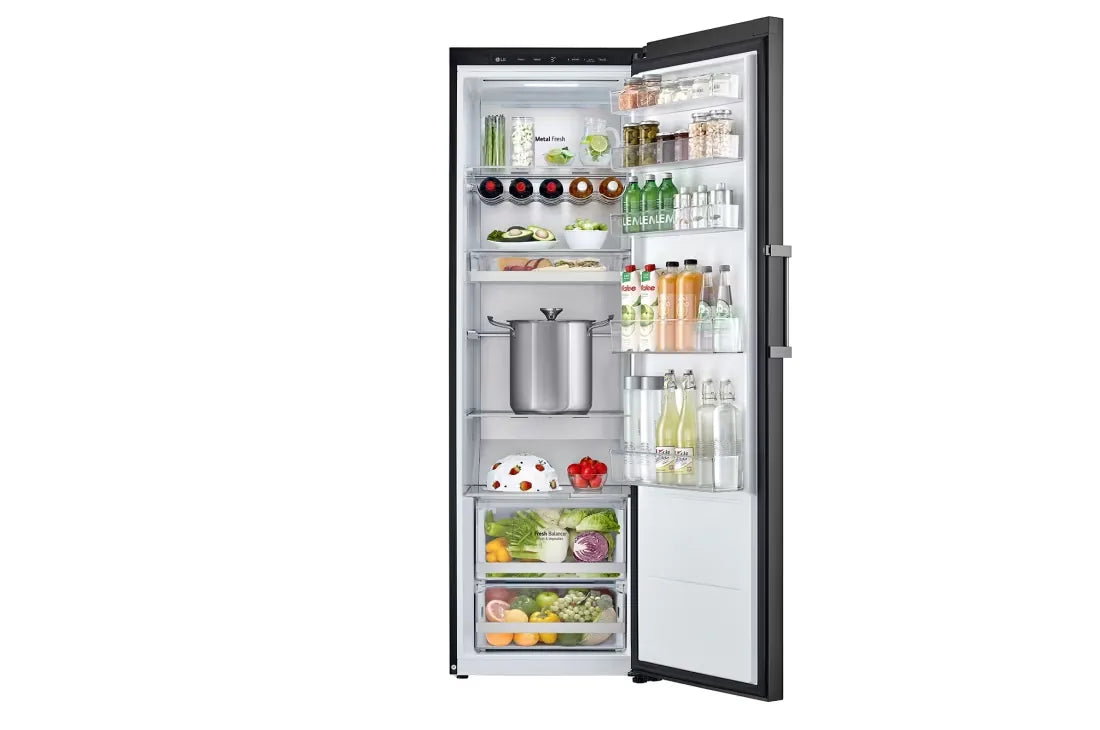 LG LOB454FGQM + LOB451FGPM Refrigerator & Freezer Pair (2 Units) – Beige close up