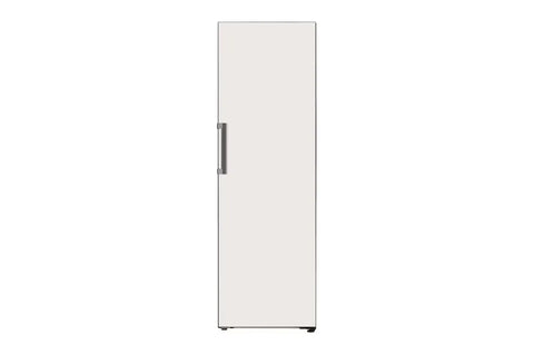 LG LOB454FGQM + LOB451FGPM Refrigerator & Freezer Pair (2 Units) – Beige open view