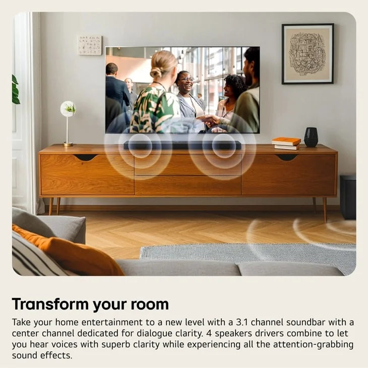 LG S60T 3.1ch Soundbar with Dolby Audio – detail view