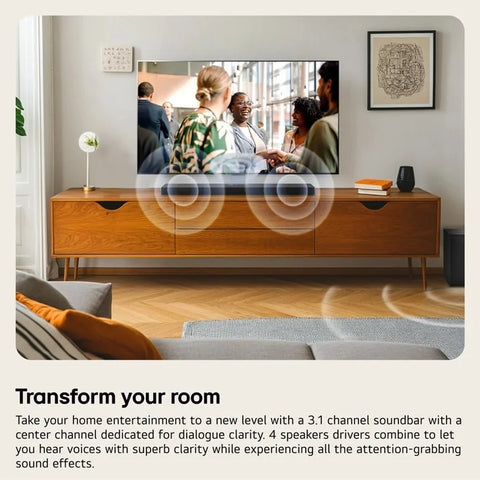 LG S60T 3.1ch Soundbar with Dolby Audio – detail view
