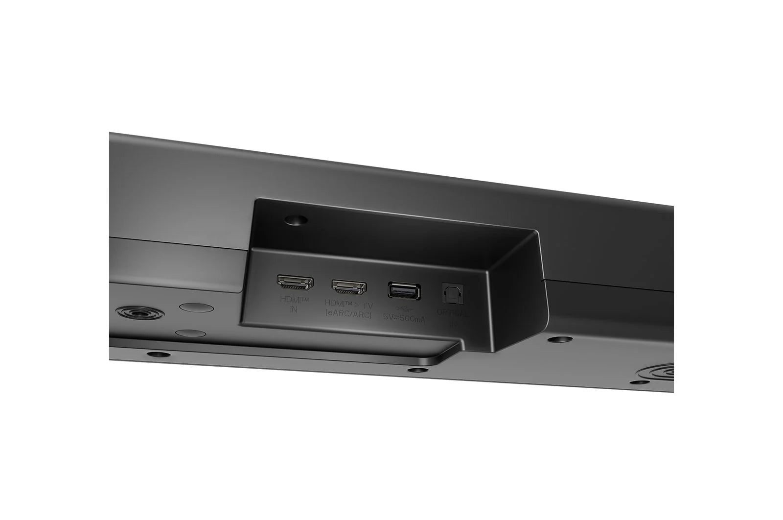 LG S75TR 5.1.1ch Dolby Atmos Soundbar – rear or connections