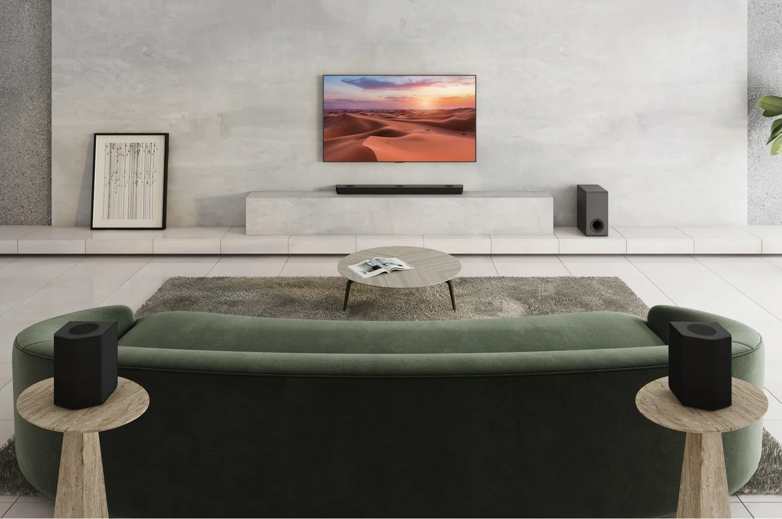 LG S95QR 9.1.5ch Dolby Atmos Soundbar – lifestyle
