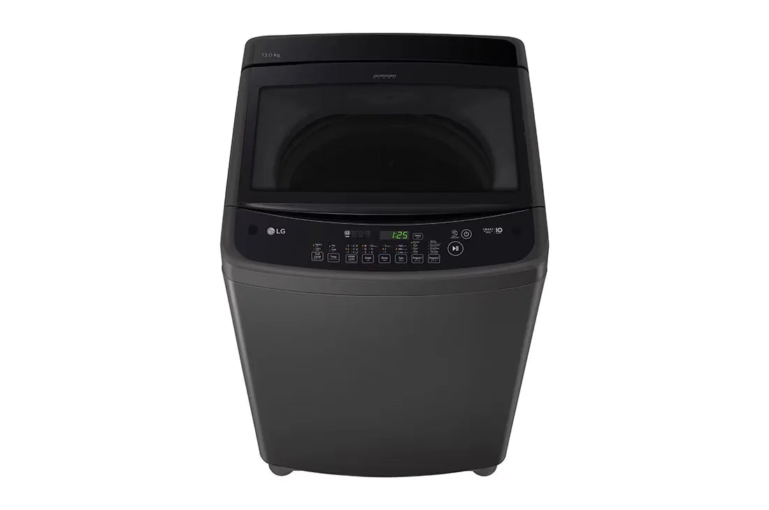 LG 13kg Top Load Washing Machine T1388NEHV2 - front view with lid open