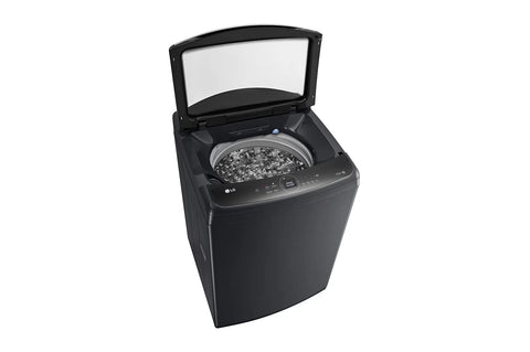 LG 25kg Top Load Washing Machine T25H9EFHTP - lid open, three-quarter view