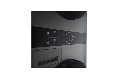 LG 12/10kg WashTower Washer Dryer W4W8BVKKZHM - control panel close-up