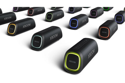 LG XBOOM Go XG5QBK Portable Bluetooth Speaker – side view