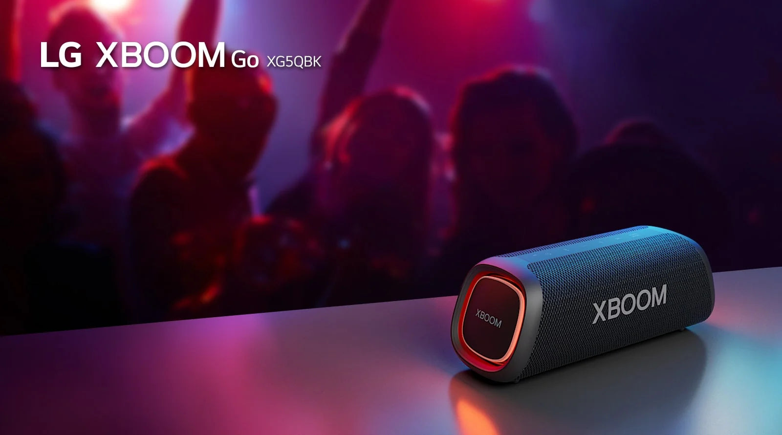 LG XBOOM Go XG5QBK Portable Bluetooth Speaker – lifestyle
