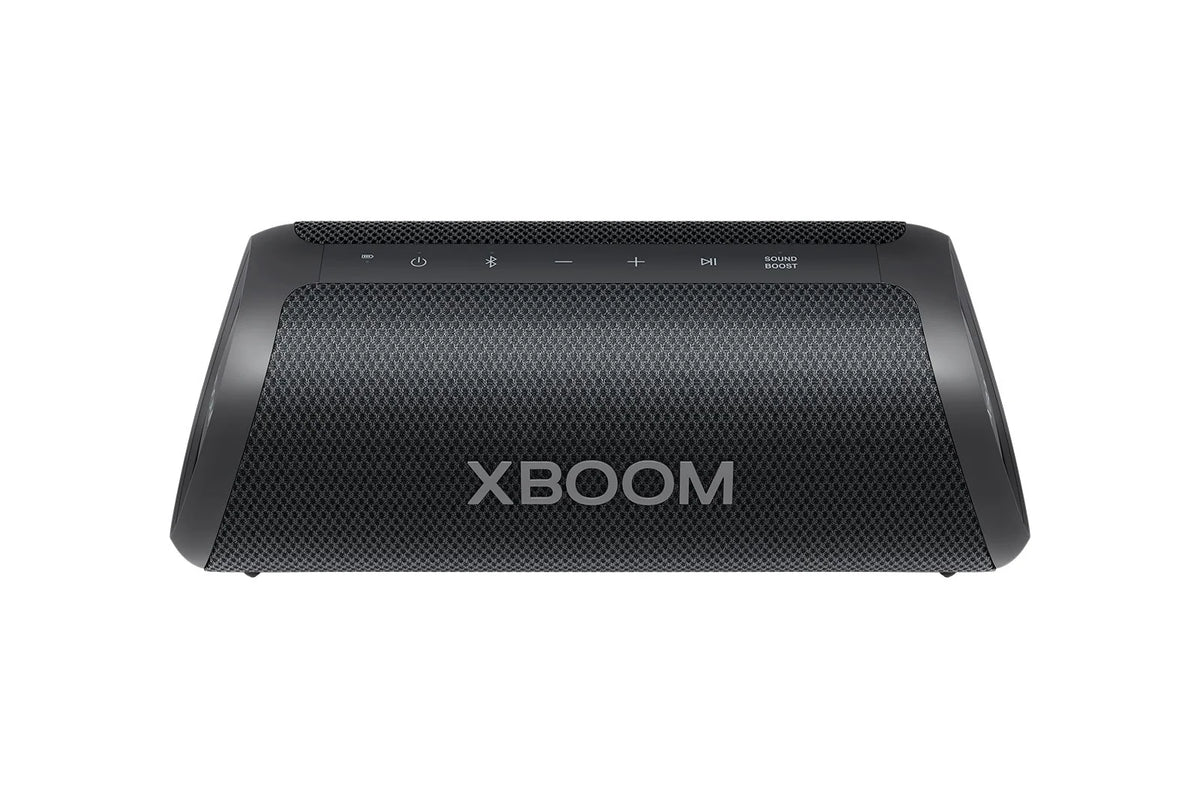 LG XBOOM Go XG7QBK Portable Bluetooth Speaker – front view