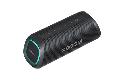 LG XBOOM Go XG7QBK Portable Bluetooth Speaker – side view