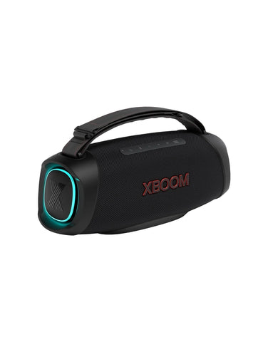 LG XBOOM Go XG8T Portable Bluetooth Speaker – angle view