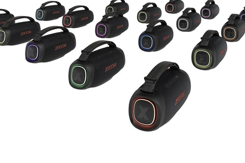 LG XBOOM Go XG8T Portable Bluetooth Speaker – rear or connections