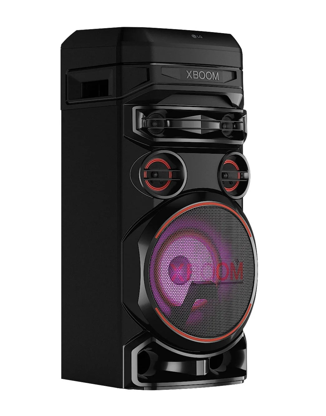 LG XBOOM RNC7 Party Speaker – angle view