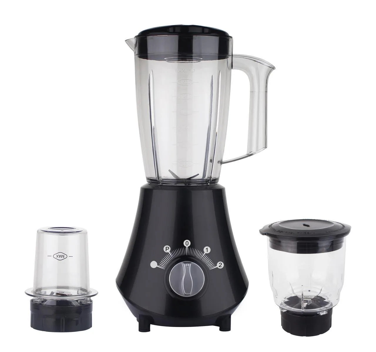 National Gold BL06 Blender — front view | National Gold BL06 3-in-1 Blender Black | ShandaarBuy