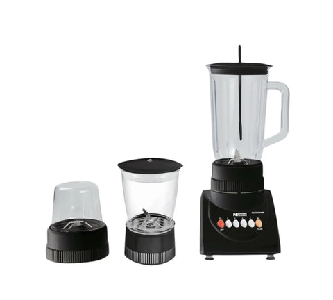 National Gold P4OB Blender — front view | National Gold P4OB 3-in-1 Blender Black | ShandaarBuy